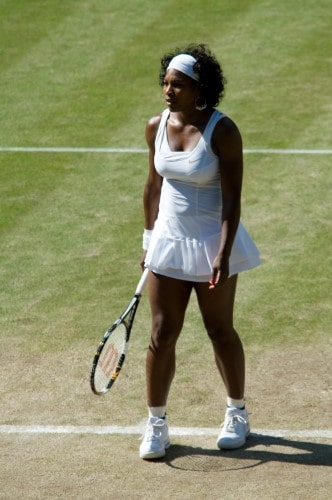 Serena Williams at the 2008 Wimbledon Championships