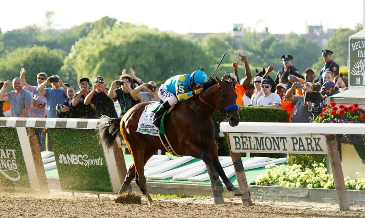 American Pharoah wins the 147th Belmont Stakes to become the first Triple Crown winner since Affirmed in 1978 - June 6, 2015