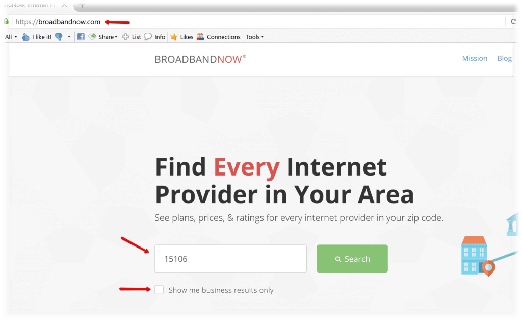 Every Internet Provider in Your Area