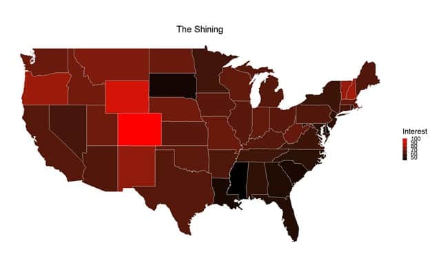 The Shining by State