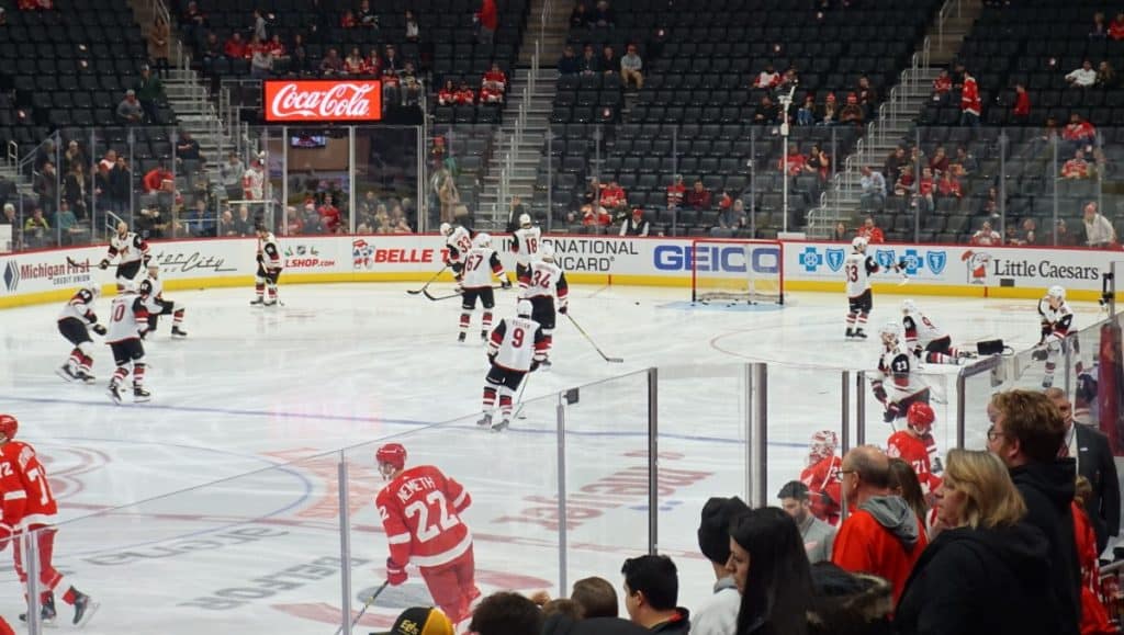 Arizona Coyotes vs Detroit Red Wings