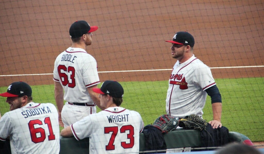 Atlanta Braves during their game against St. Louis Cardinals in 2018