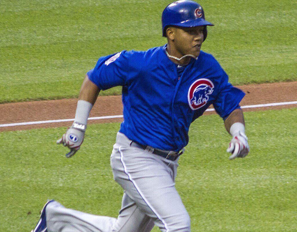 Chicago Cubs player Starlin Castro during a game in 2014