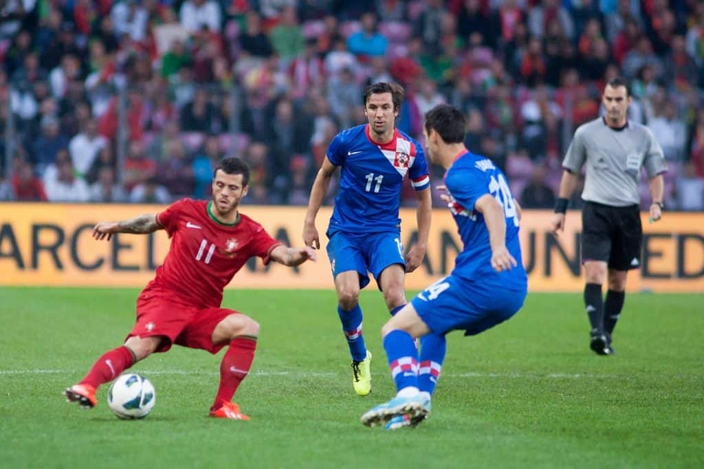 Vieirinha with Portugal against Croatia - June 2013