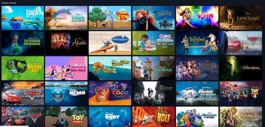 Disney+ Popular Family Titles