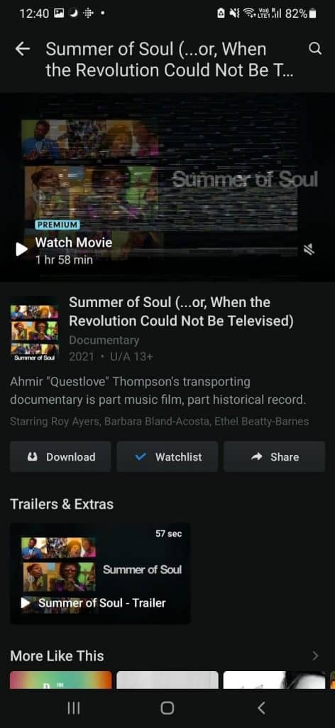 Disney+ - Summer of Soul - Smartphone