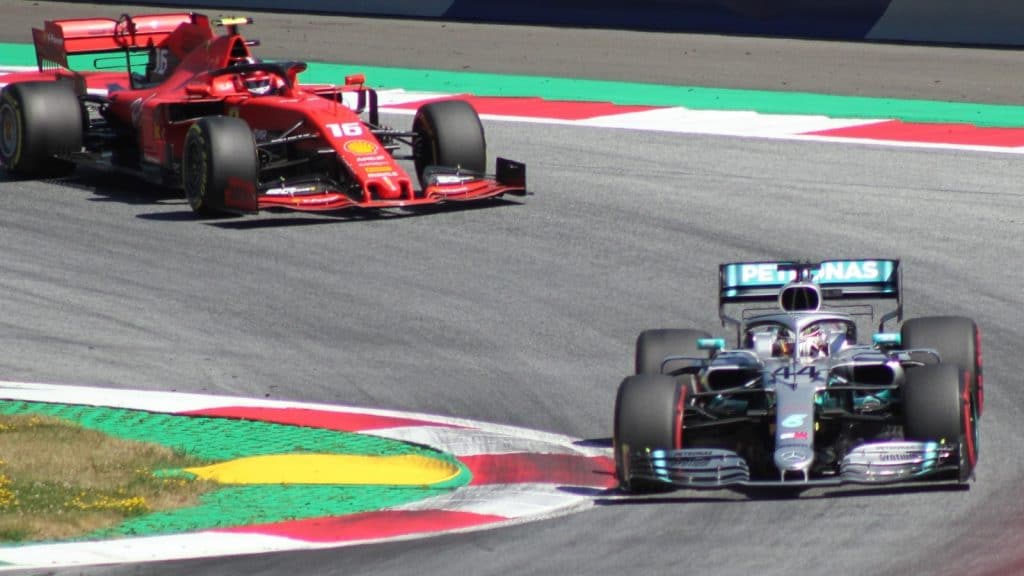 Hamilton and Leclerc - Formula 1