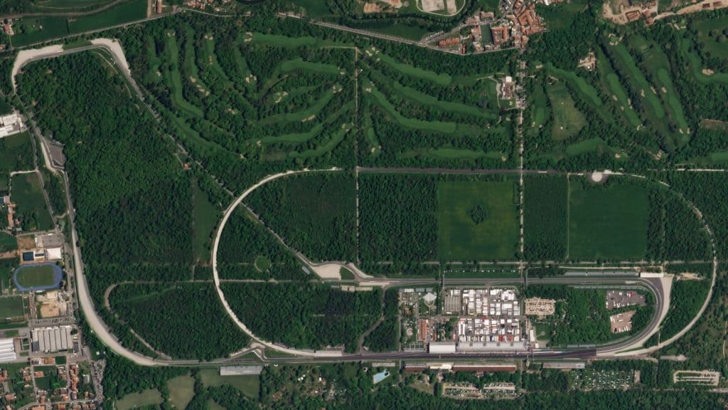 Satellite photo of Autodromo nazionale di Monza