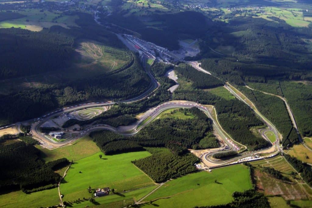 Aerial photo of Circuit de Spa-Francorchamps, Stavelot, Belgium