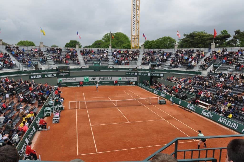 Court from 2013 Roland-Garros Tennis French Open in Paris