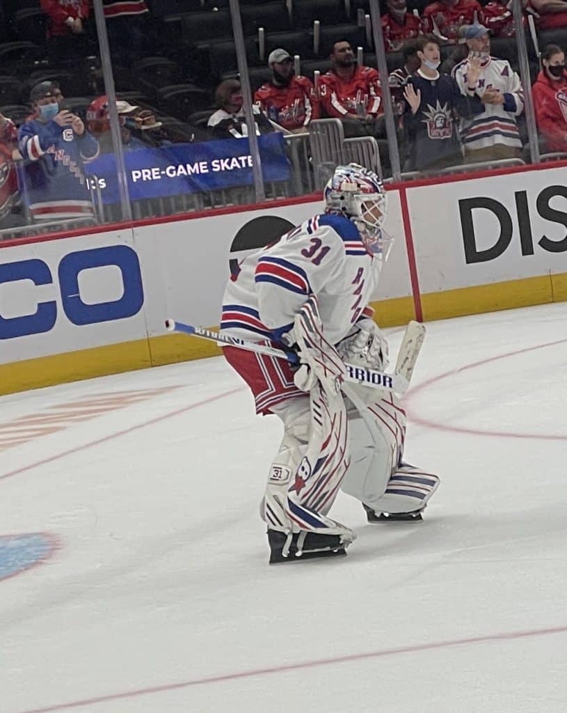 New York Rangers Goalie Igor Shesterkin, 2021