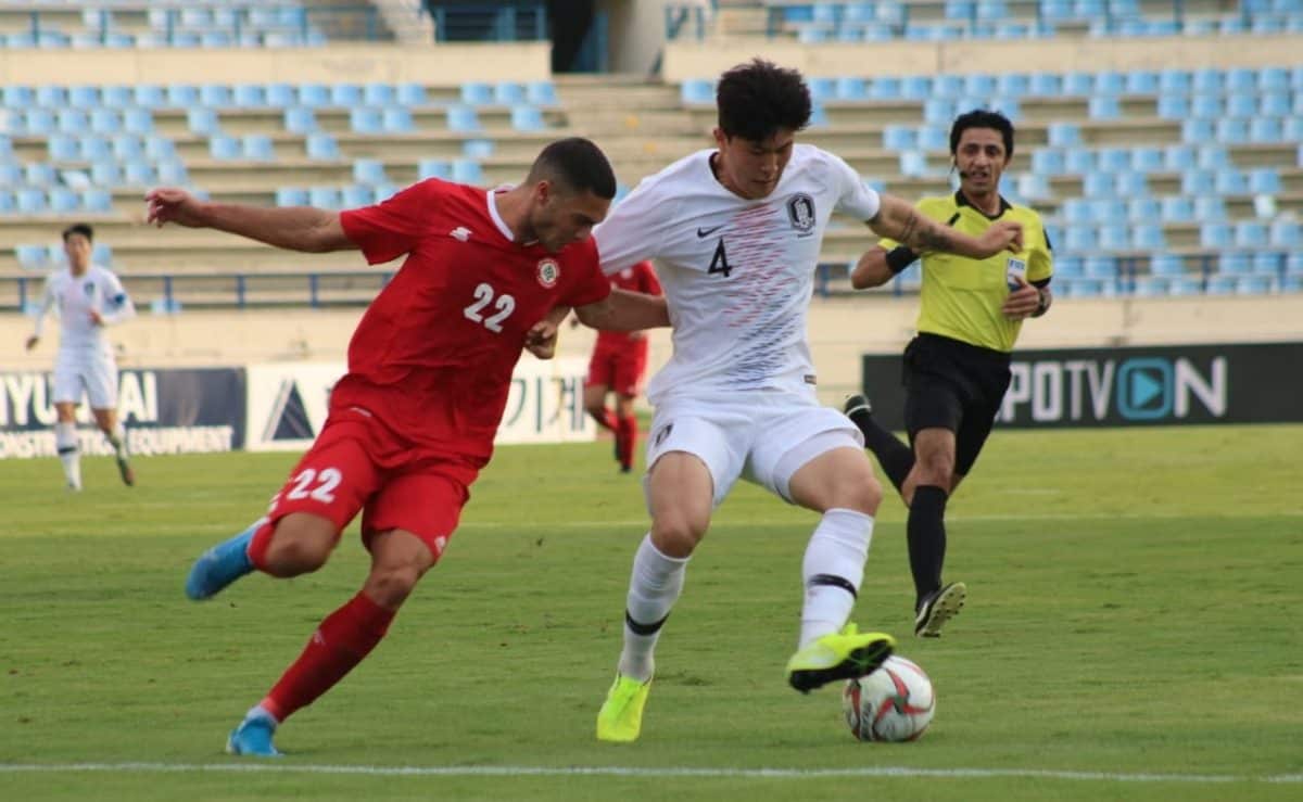 Lebanon v South Korea at the 2022 FIFA World Cup Qualifiers