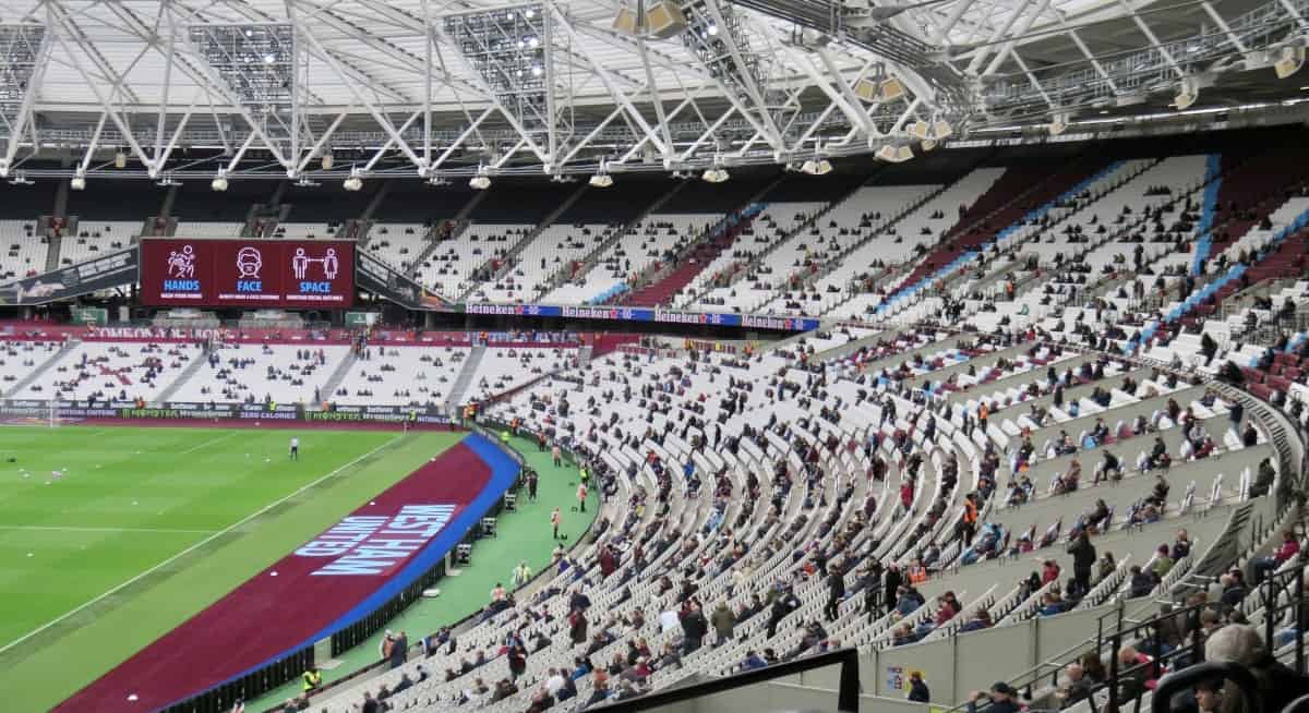 The London Stadium before a West Ham United Game