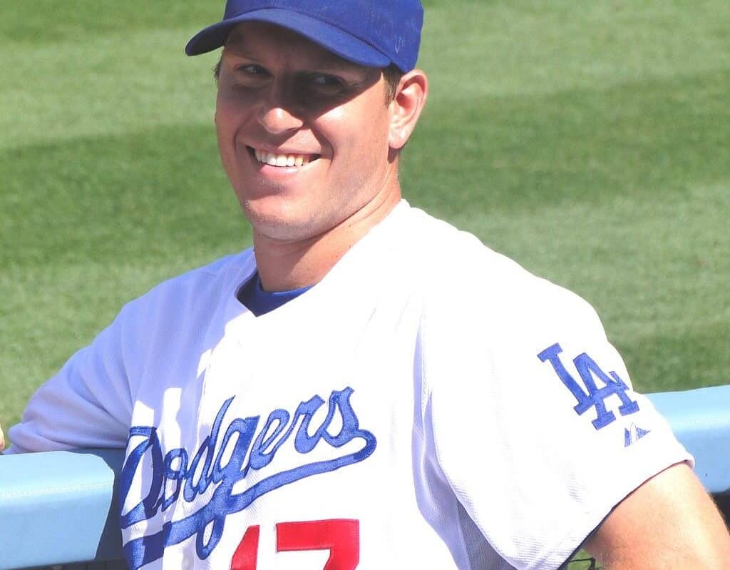 Los Angeles Dodgers player A. J. Ellis in 2010