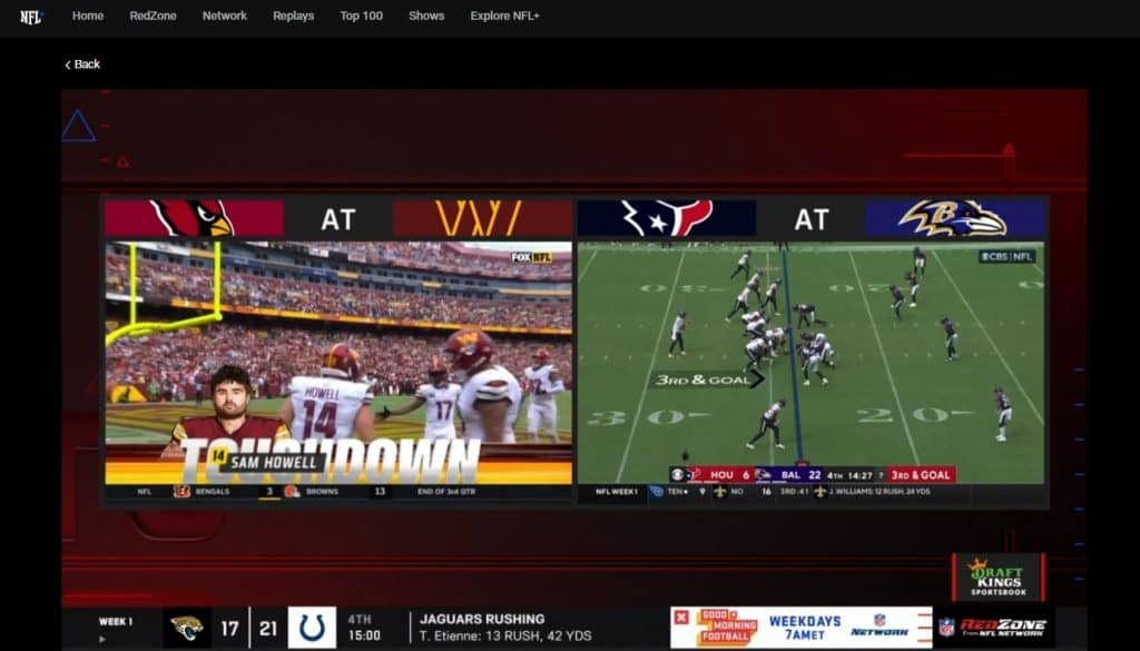 How to Use NFL RedZone to Watch the Best Parts of NFL Out-of-Market Games -  HotDog