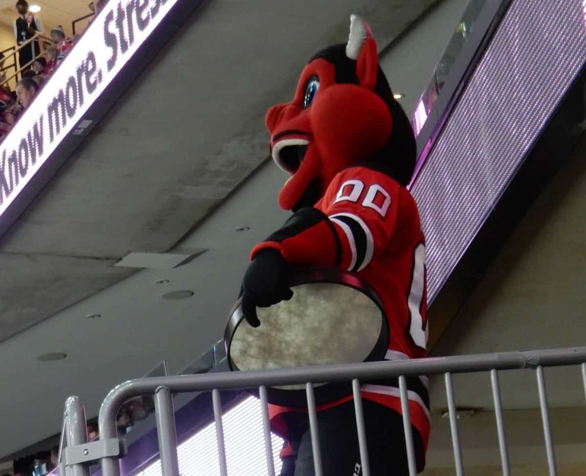 New Jersey Devils Mascot at game (2016)