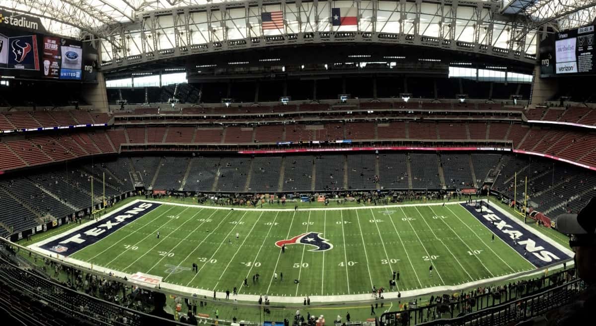 Interior of NRG Stadium - Houston Texans