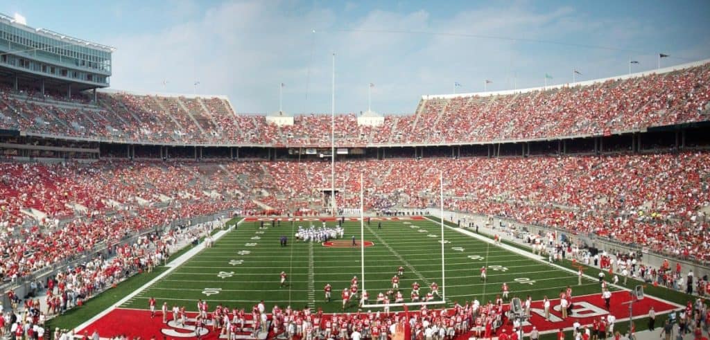 Ohio Stadium during a game with Northwestern University in 2007