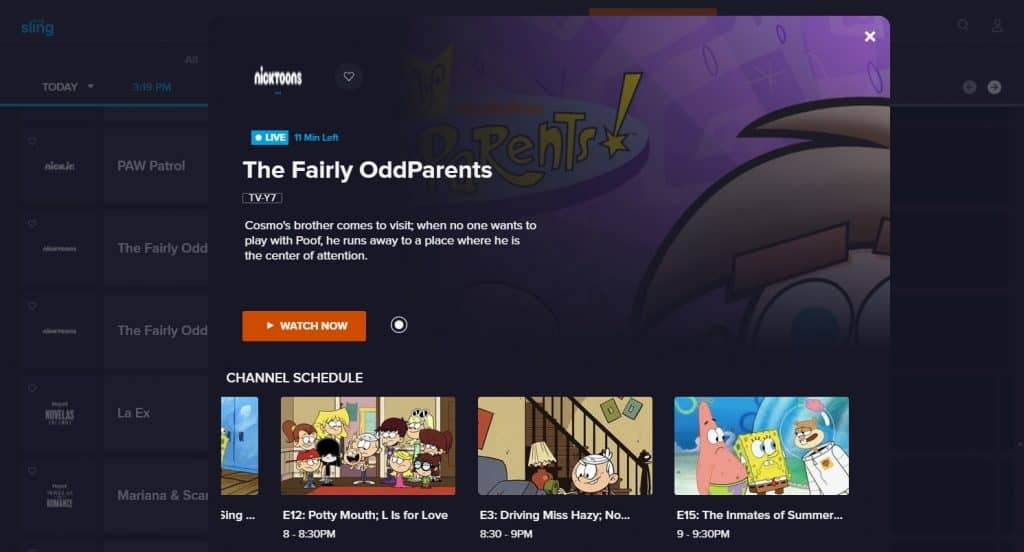 Sling TV - NickToons