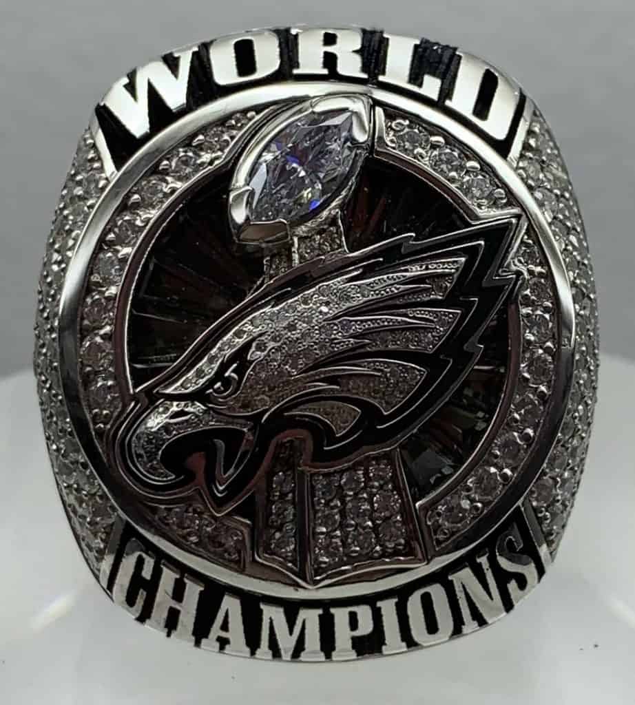 Philadelphia Eagles Super Bowl LII ring from 2018 Championship