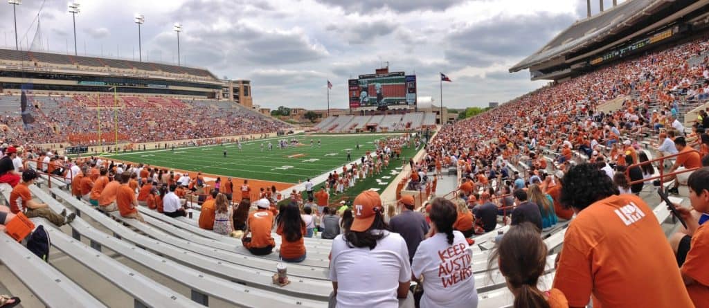 Texas Longhorns Orange -- White Game