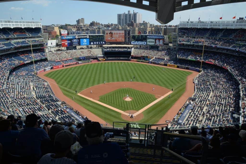 Yankee Stadium (one of the venues for the fifteen games scheduled for MLB Opening Day)